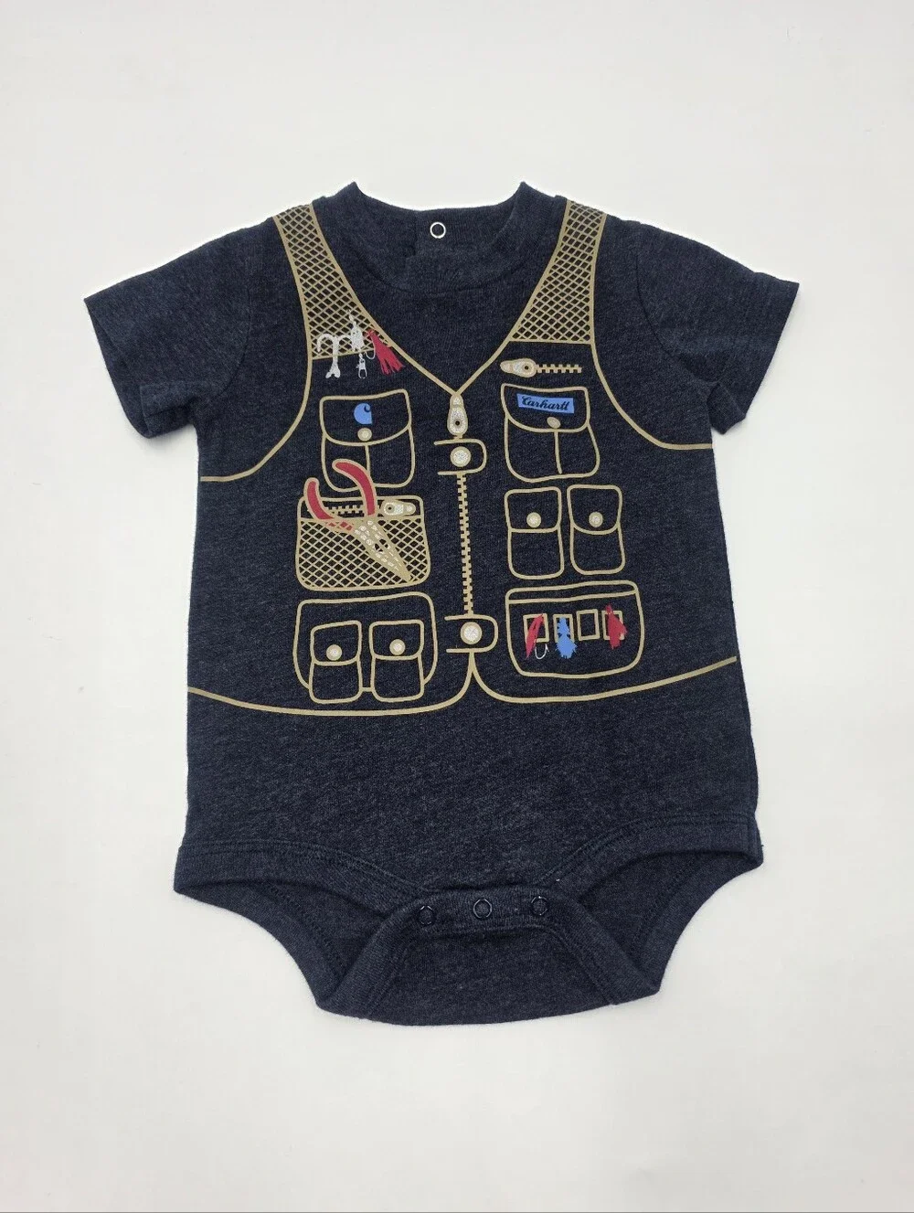 Carhartt baby boy fishing bodysuit size 6 months